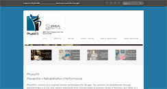 Desktop Screenshot of physiofit-rehab.com